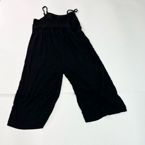 Torrid Jumpsuit Womens 3x Sleeveless Black Pull On Adjustable Smocked pants - Picture 11 of 12
